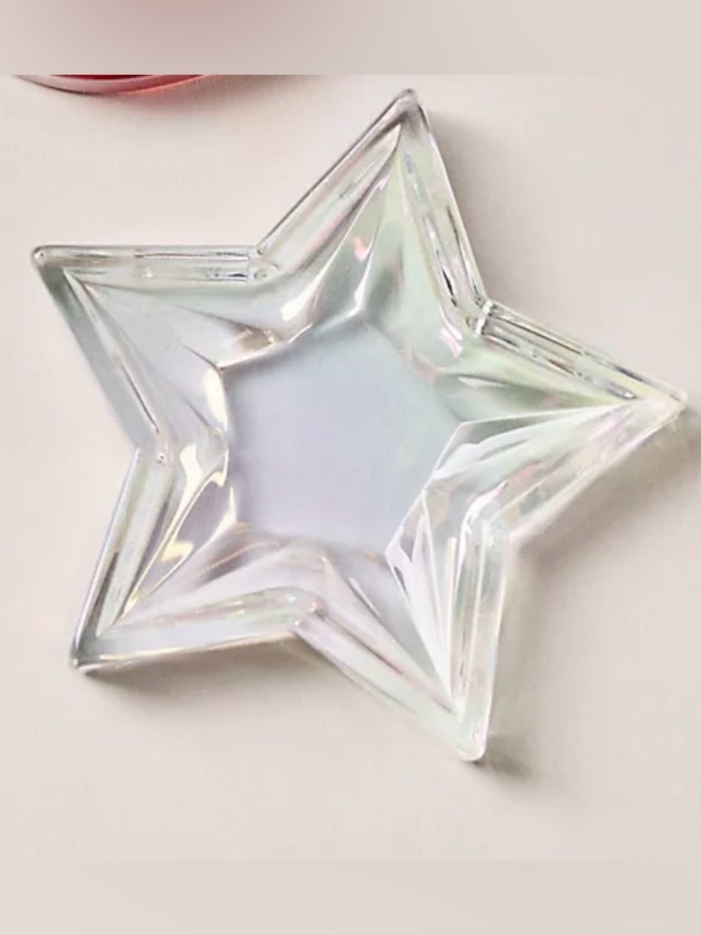 Anthropologie cut glass trinket dish! NEW!